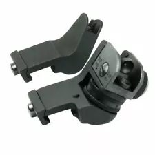 Front and Rear 45 Degree Offset Adjustable Tactical Iron Sight Set