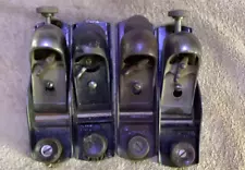 4 Vintage woodworking block planes