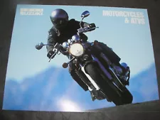 Suzuki motorcycle & ATVS sales brochure