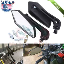 2Pcs Universal Scooter Rearview Mirrors Pair Moped ATV Motorcycle Backup Mirror (For: 2016 KTM 390 Duke)