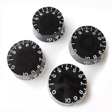 Speed Control Knobs Left Handed – Volume Tone Guitar for Gibson Epiphone – Black