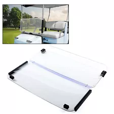 For 1985-1995 Yamaha G2 / G9 Models Clear Folding Golf Cart Windshield (For: 1985 Yamaha)