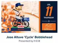 Houston Astros Jose Altuve Cycle Bobblehead SGA 7/11/24 Pre Sale Stranger Things