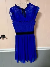 Disney Snow White and the Seven Dwarfs Blue Lace Dress