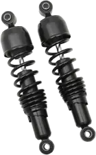 DS Black 11in Replacement Rear Shock Absorber Pair Dyna Super Glide Sport 99-05