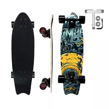 Skateboards 28" Cruiser Beginners Complete Skateboard 7 Layer for Adults