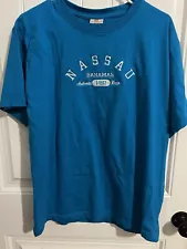 Bahamas Nassau T-Shirt for woman in Ocean blue size Large