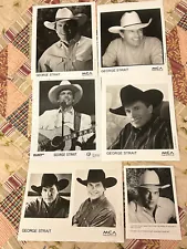 GEORGE STRAIT six promo press photos MCA Nashville country music superstar