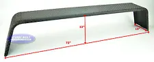 (2)- Steel 14 Gauge Diamond Tread Plate Tandem Axle Trailer Fenders 10"x72"x13"