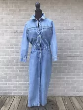 ZARA denim Jumpsuit Size L, NWT