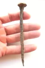 ð¥SUPERB! LARGE 5.07" ancient ROMAN iron CRUCIFIXION NAIL - ancient ROMAN relic