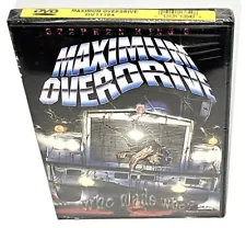 Maximum Overdrive DVD 2001 Anchor Bay Brand New Sealed OOP First Edition