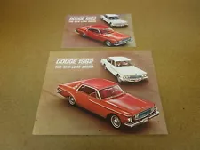 2 for 1 1962 Dodge Dart Lancer sales brochure 20 page ORIGINAL literature