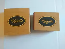 Lot Of 2 Empty H A Ladrillo Imperial Wooden Cigar Box Good Condition Minor Wear