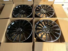 X4 18" A45 ALLOY WHEELS MERCEDES A CLASS RIMS CLA RIMS BLACK SERIES AMG 5x112