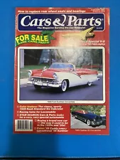 CARS & PARTS MAGAZINE FEB.,1987, 1956 FORD SUNLINER CONVERTIBLE ARTICLE & PHOTOS