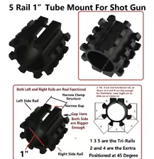 Mossberg Maverick 88 12GA Magazine Tube Mount 5 Picatinny Rails For Light Laser