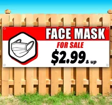 FACE MASK FOR SALE $2.99 AND UP Advertising Vinyl Banner Flag Sign Many Sizes