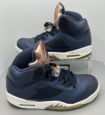 Nike Air Jordan V 5 Retro Bronze Obsidian Blue Copper 136027-416 Mens Size 10.5