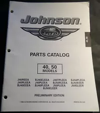 1999 JOHNSON OUTBOARD 40 & 50 HP PARTS MANUAL NEW P/N 5000094 (502)