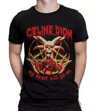 Celine Dion Vintage Metal T-Shirt - My Heart Will Go On Funny Tee