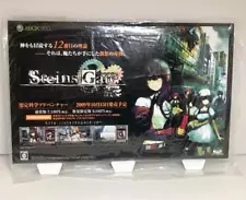 Steins Gate POP for in-store Not for sale Rare xbox360 Collecter 19×29.5cm Rare