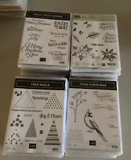 Stampin’Up! RETIRED CHRISTMAS & WINTER THEMED STAMP SETS, Great Selection, Choic