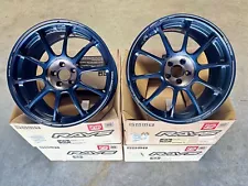 VOLK RACING ZE40 TIME ATTACK III 18x8.5 5x100 +44 WHEEL RIM METALLIC BLUE M. BLK