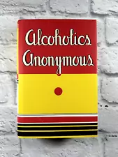 Alcoholics Anonymous AA Big First Edition Book Replica Collector's Edition