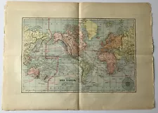 Map of The World 1900