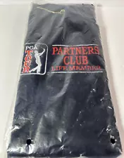 New PGA Tour Partners Club Life Member Golf Towel w/Clip Navy Blue - 7 DAY SALE