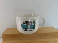 Vintage Trailer Retro Camper RV Shasta HOME FOR THE HOLIDAYS Coffee Cup Mug