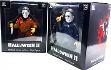 Halloween 2 Michael Myers On Fire Vinyl Figure Set 4.25" Toys CultureFly 2024