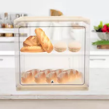 Bread Bin for Shop Keeper Container Holder Kitchen Countertop