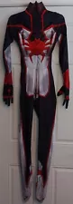 Spiderman PS5 Miles Morales Costume Cosplay Jumpsuit Halloween Medium