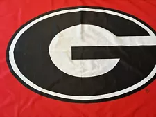 GEORGIA BULLDOGS Oval-G-Logo-Style Official NCAA 3'x5' DELUXE TEAM FLAG