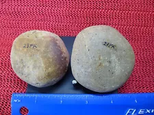 Two Native American Discoidals! Ancient Indian Game Stones for Chunkey! SALE!