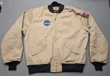 Vintage Flight Suits El Cajon NASA Jacket Bomber Nomex Military Mens Size 46 Reg