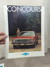 1977 CHEVROLET NOVA CONCOURS SALES BROCHURE / ORIGINAL 8 PAGE DEALER CATALOG