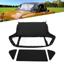 For MG Midget 1970-1980 Convertible Soft Top w/ Plastic Window Sailcloth Vinyl