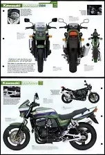 Kawasaki ZRX1100 - Studio - Essential Superbike Data File Fold-Out Page