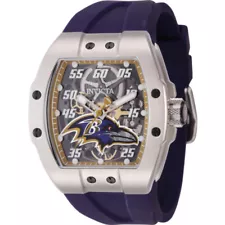 Invicta NFL Baltimore Ravens Baltimore Ravens Transparent Dial Automatic Men's