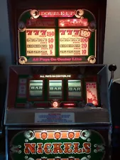 Vintage Bally's Double Up Nickle Slot Machine