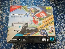 Nintendo Wii U Mario Kart 8 Deluxe Set Console New Missing Gamepad See Photos