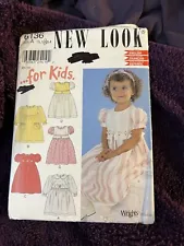 SALE Vintage ‘ New Look’Sewing Pattern for Kids Size A-Perfect for Weddings