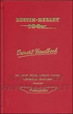 1952 1953 1954 1956 Austin Healey 100 4 Owners Manual Hardbound Handbook Guide