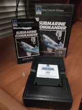 ATARI 400/800 Game Cartridge - SUBMARINE COMMANDER + Box