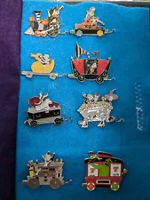 Nightmare Before Christmas Train Pin Set, 20th Anniversary 2013 Complete Set