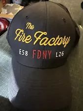 FDNY fire factory Engine 58 Ladder 26 Flexfit Hat Size L/XL