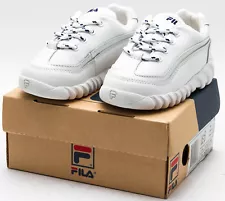 FILA Kid's I's Vintage 1990s Enduro Classic Shoes 71X347LY-150 White Sz 4 - 7.5